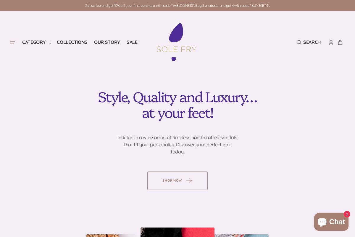 solefry.com homepage screenshot