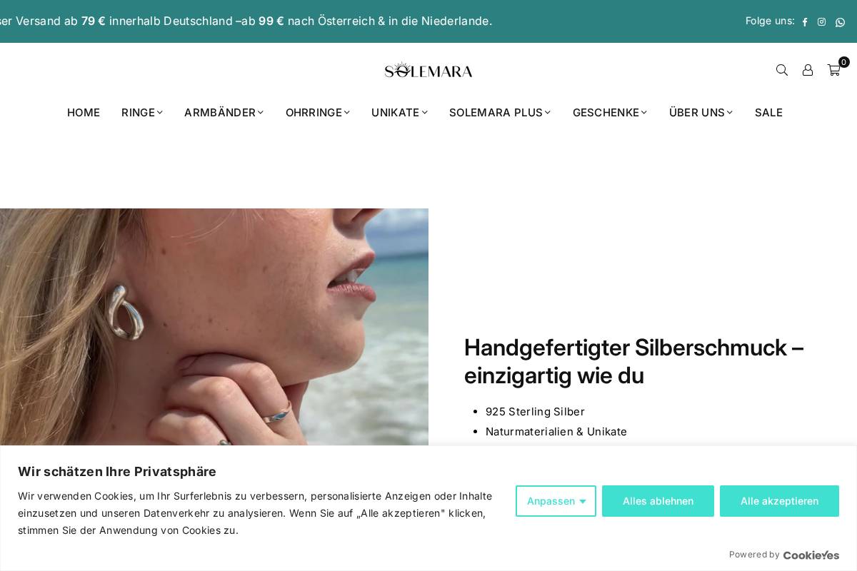 solemara.com homepage screenshot