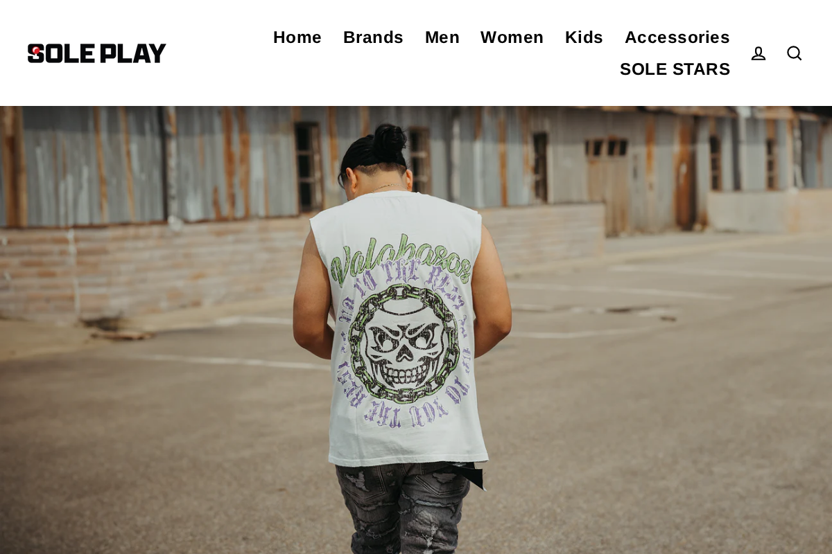 SOLE PLAY homepage screenshot