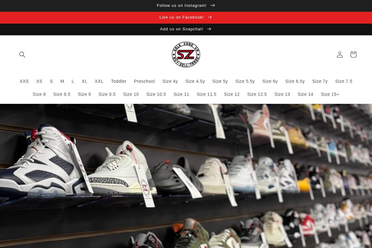 solezoneva.com homepage screenshot