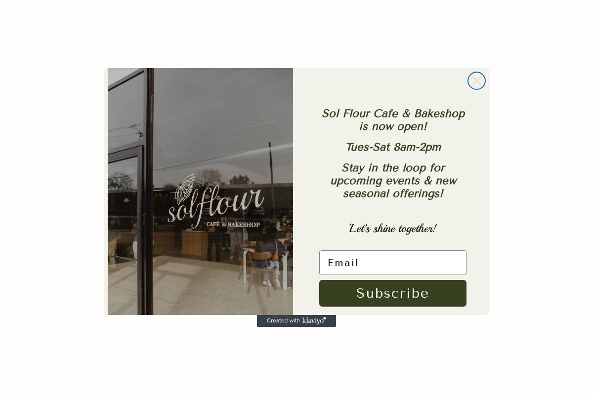 solflour.com homepage screenshot