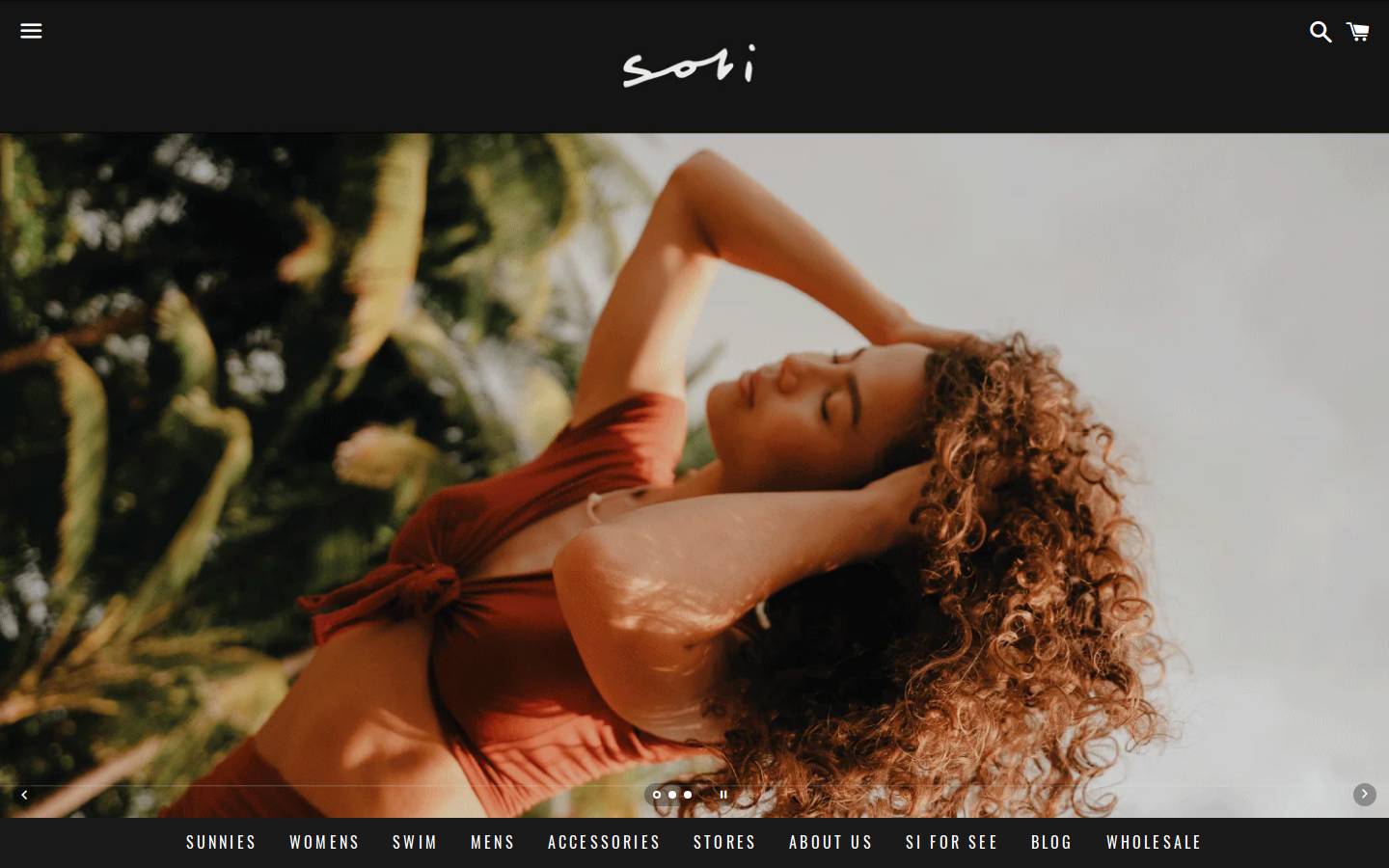 soli.surf homepage screenshot