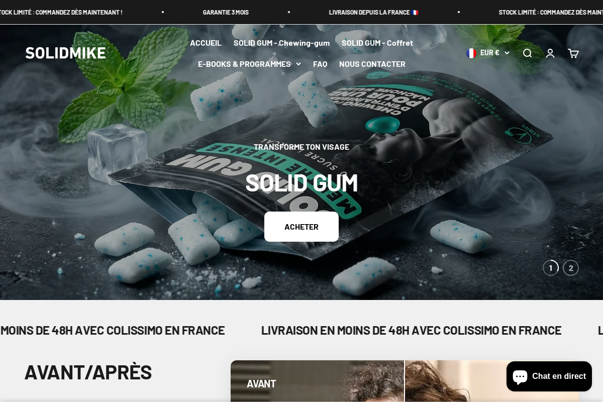 solidmike homepage screenshot