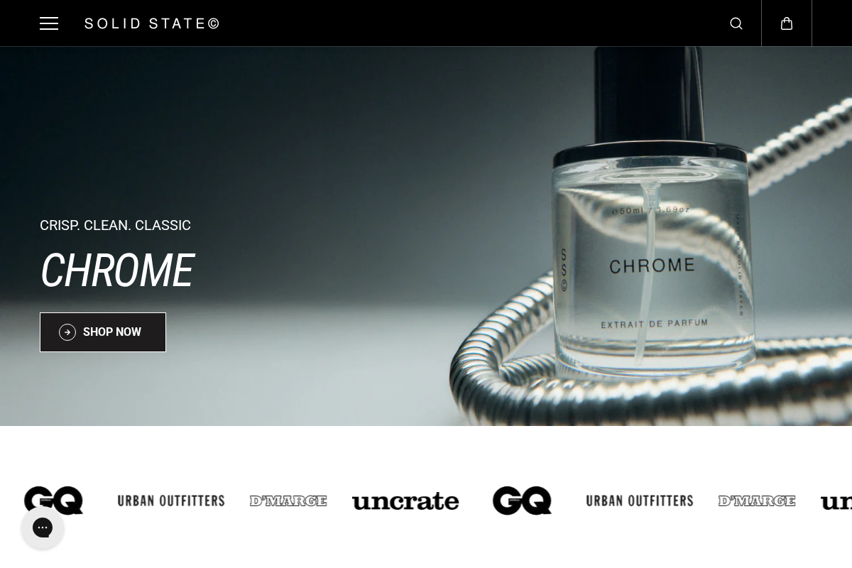 SOLID STATE© homepage screenshot