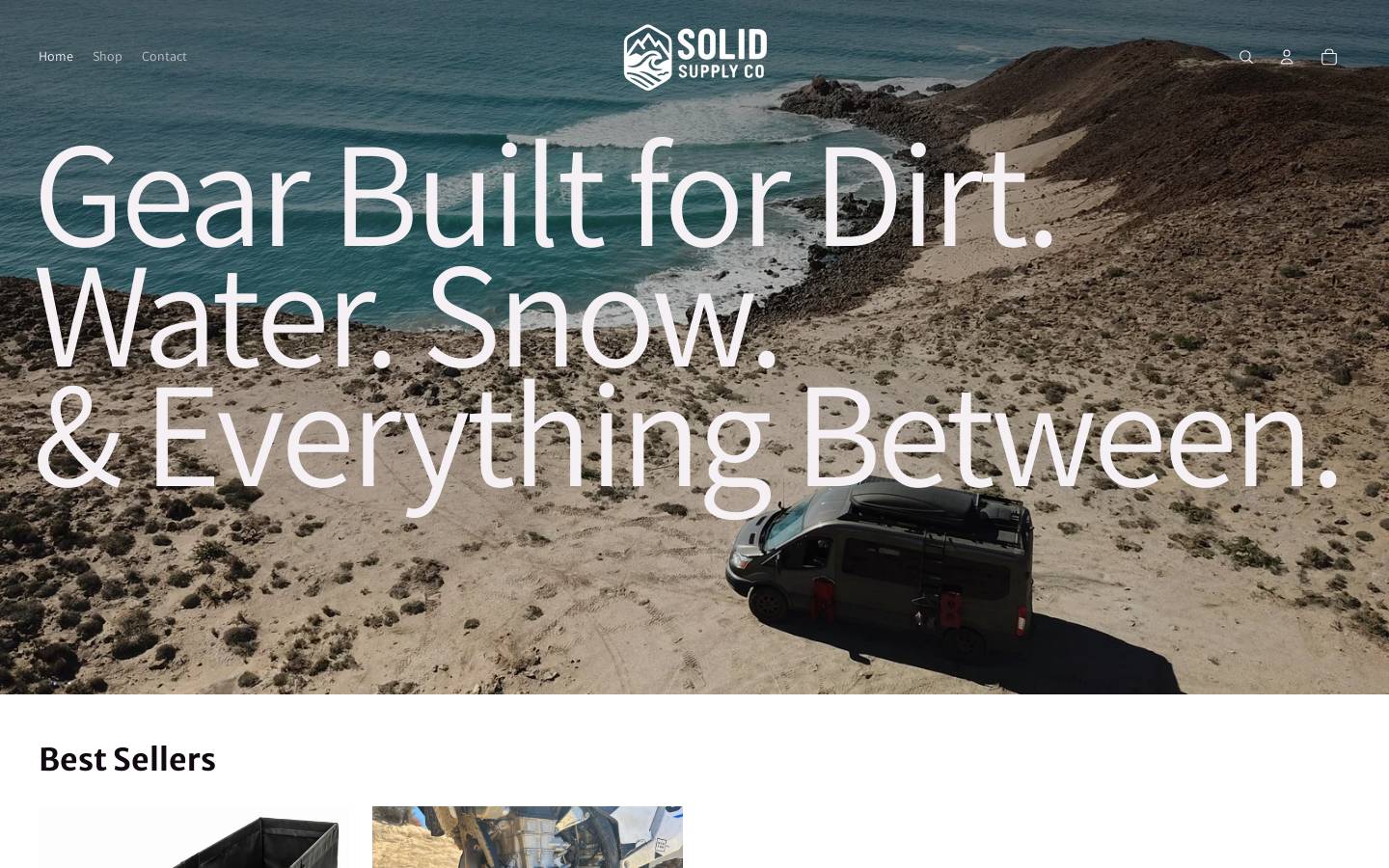 solidsupplyco.com homepage screenshot