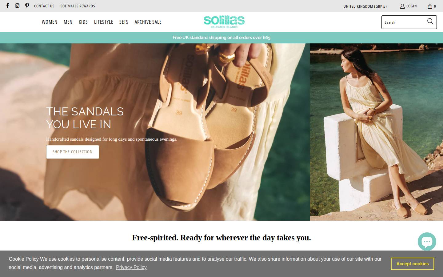 solillas.com homepage screenshot