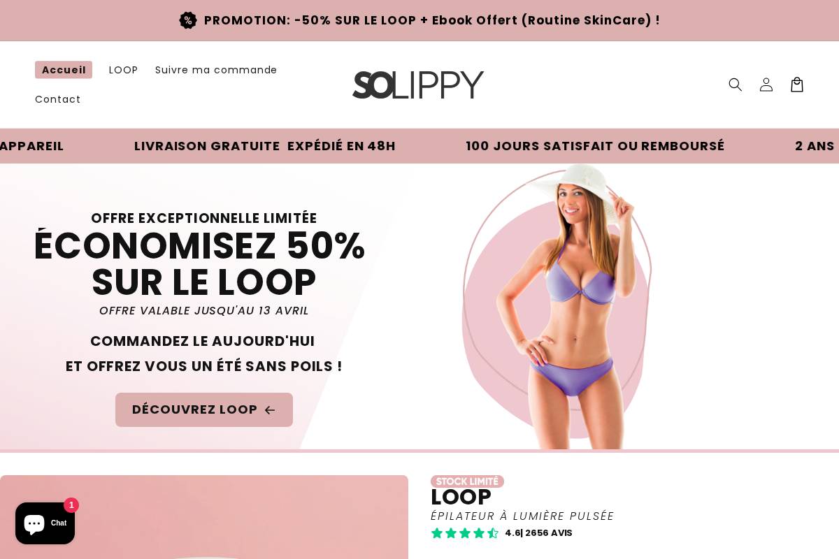 Solippy homepage screenshot