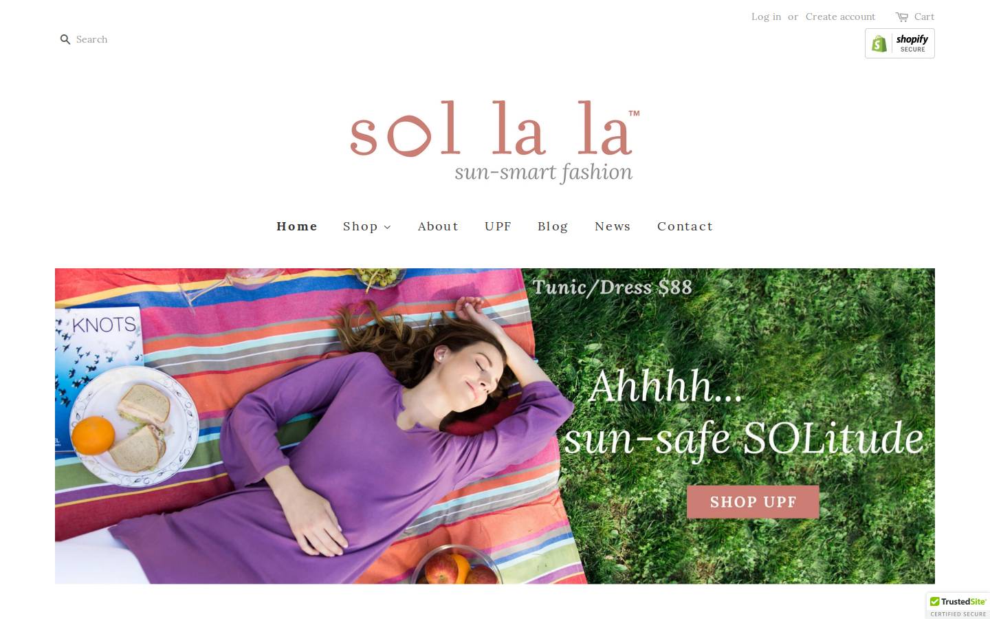 sollala.com homepage screenshot