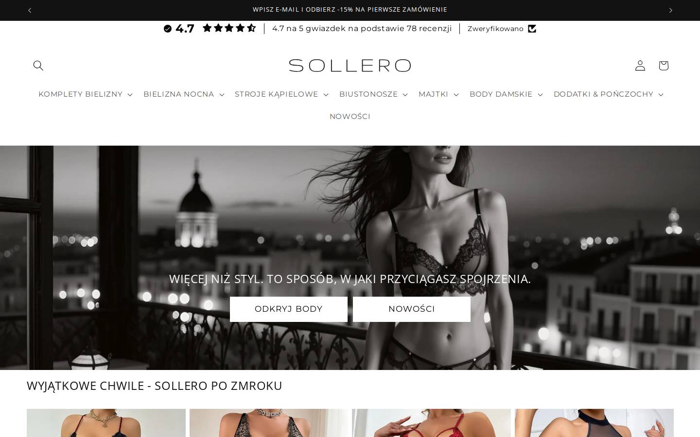 sollero.pl homepage screenshot