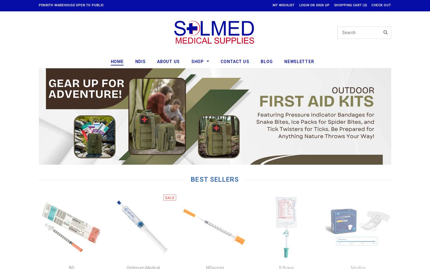 solmed.com.au homepage screenshot