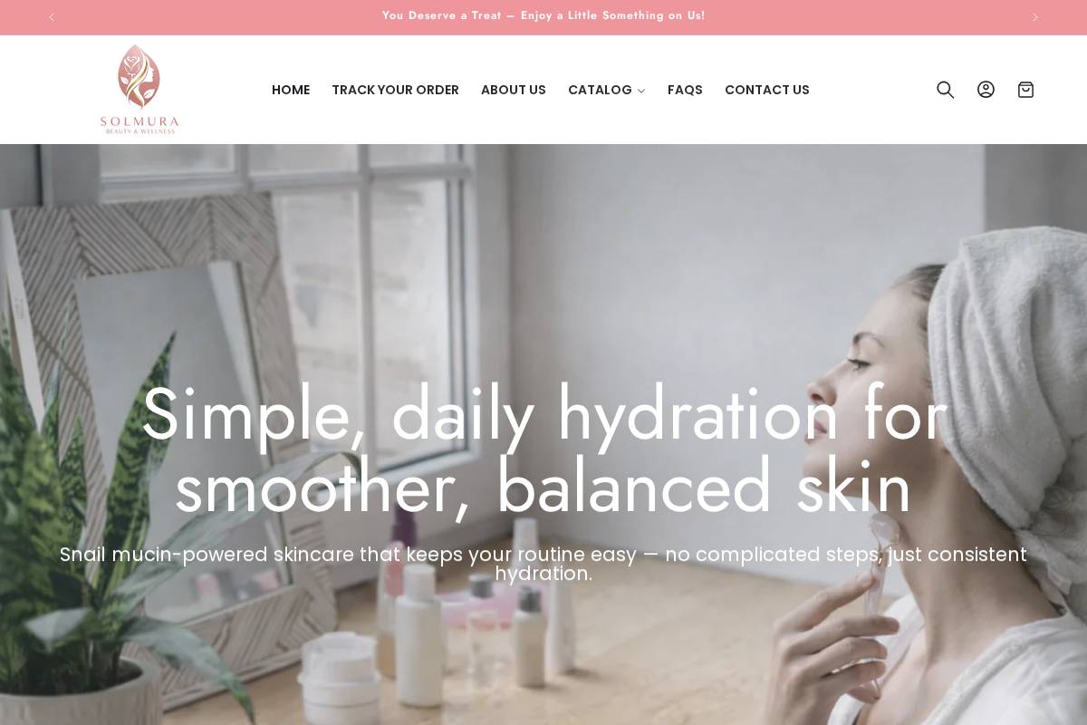 solmura.com homepage screenshot