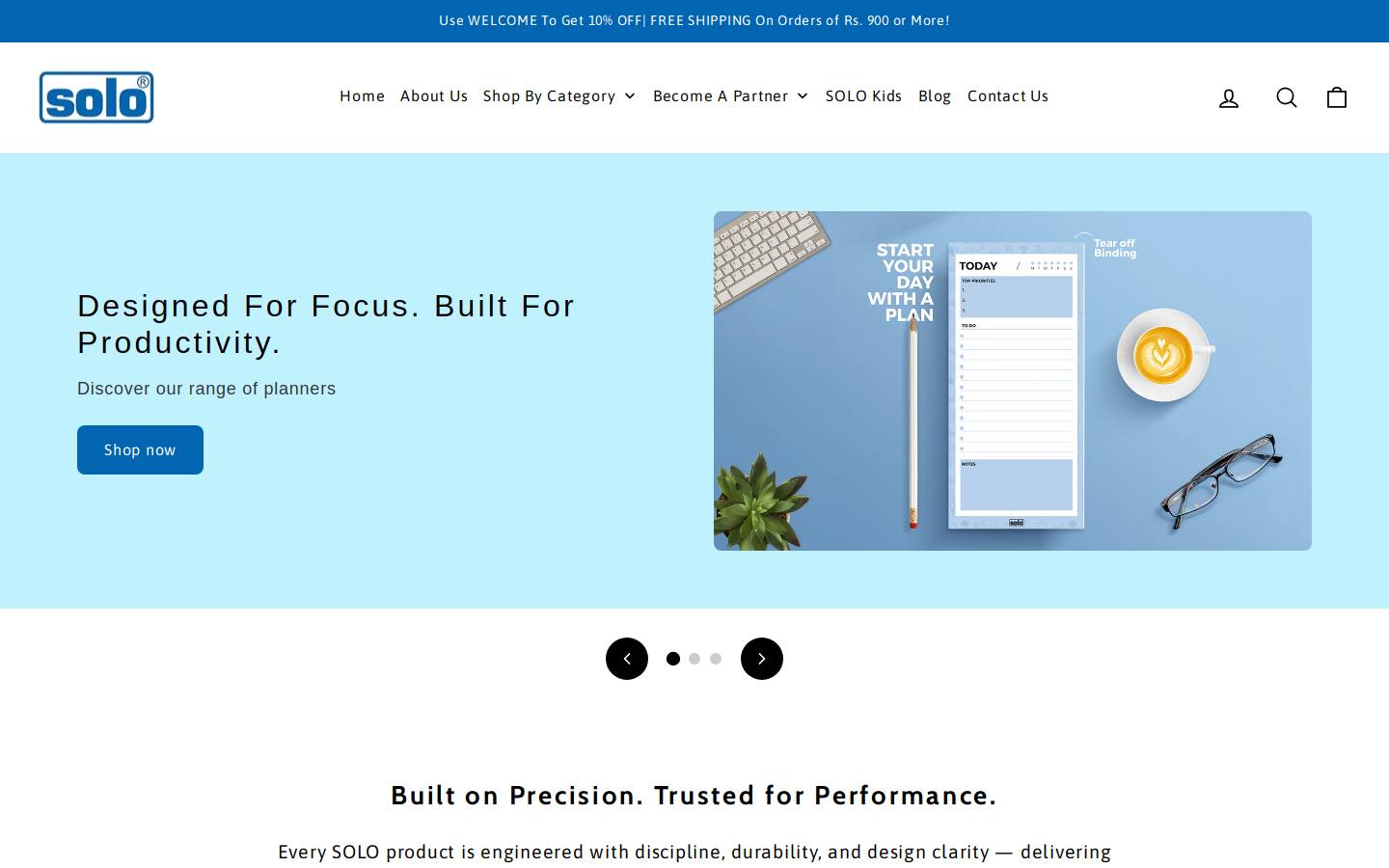 solo.in homepage screenshot
