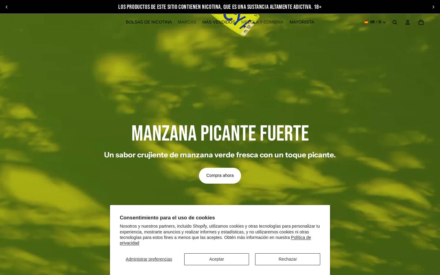 soloblanco.es homepage screenshot