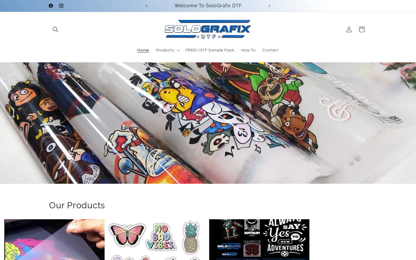 solografixdtf.com homepage screenshot