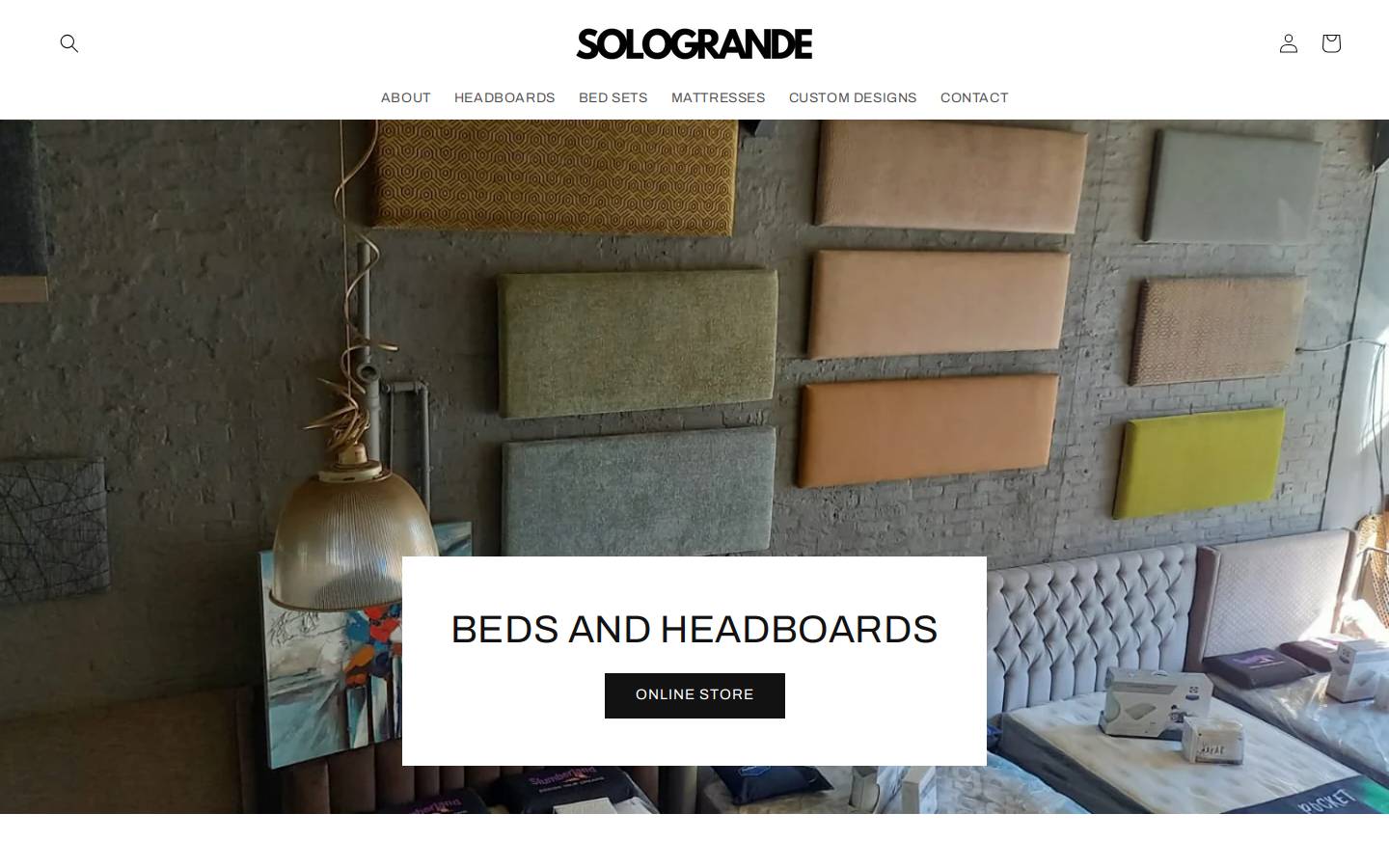 sologrande.com homepage screenshot