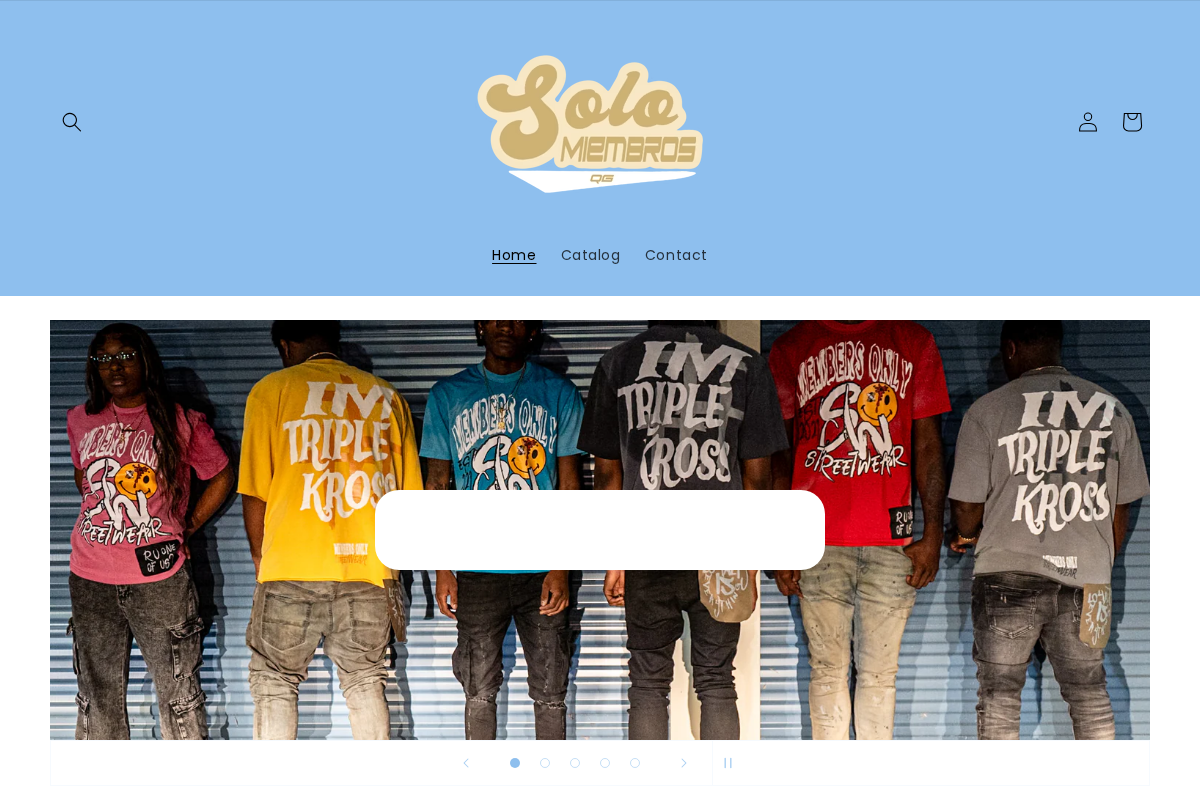solomiembros.net homepage screenshot