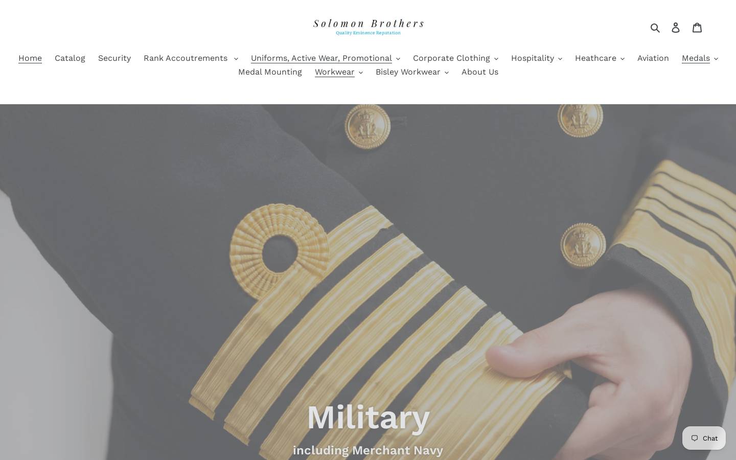 solomonbros.com.au homepage screenshot