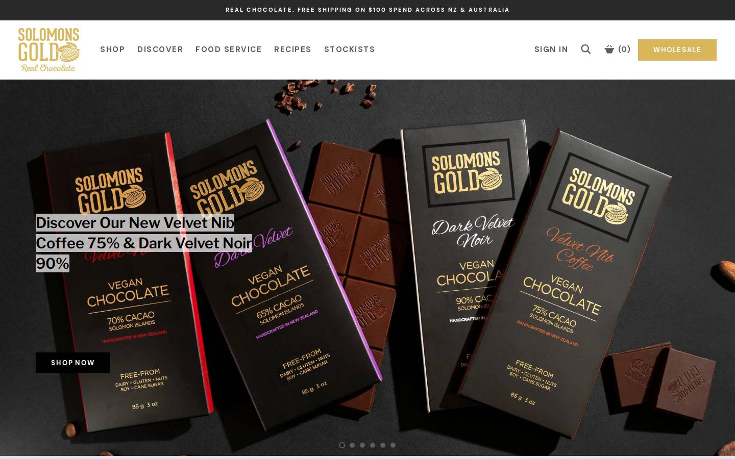solomonsgold.co.nz homepage screenshot