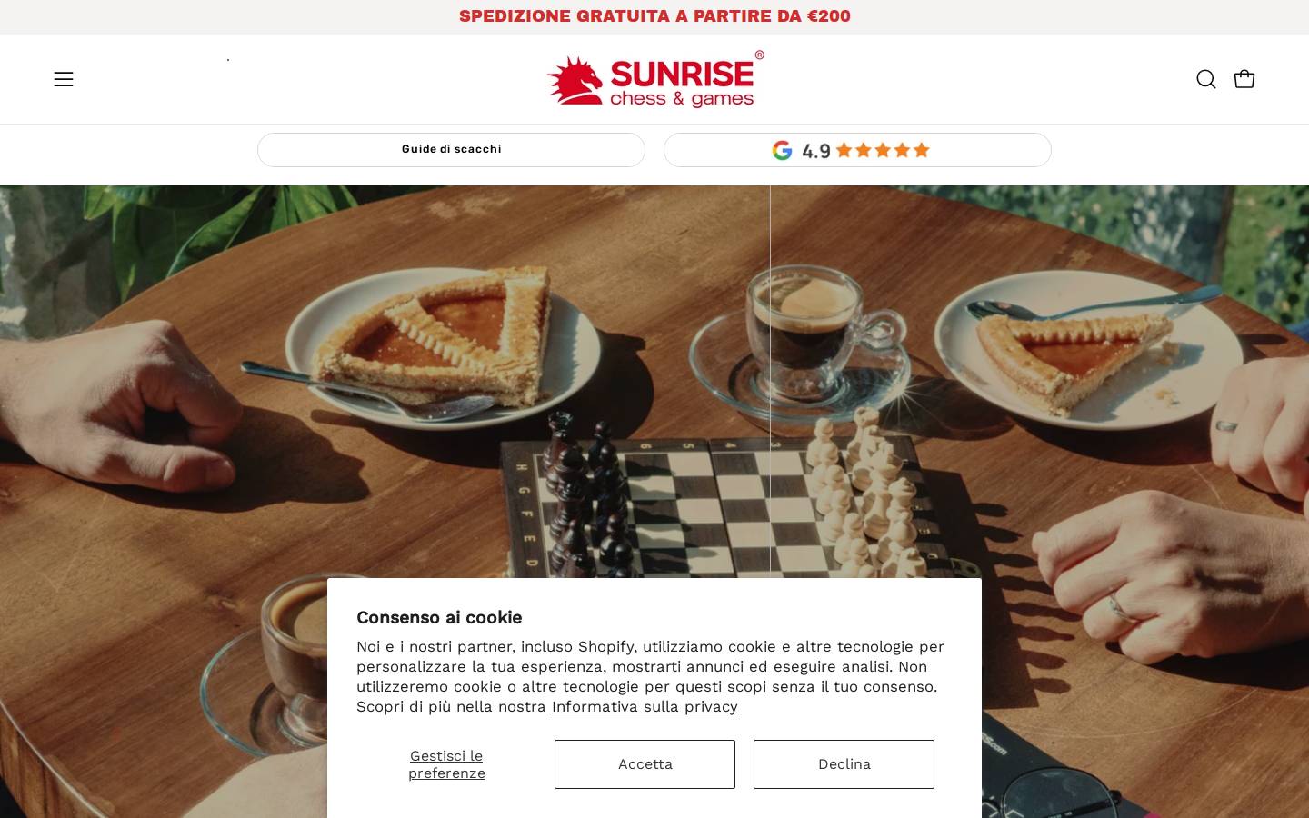 Soloscacchi homepage screenshot