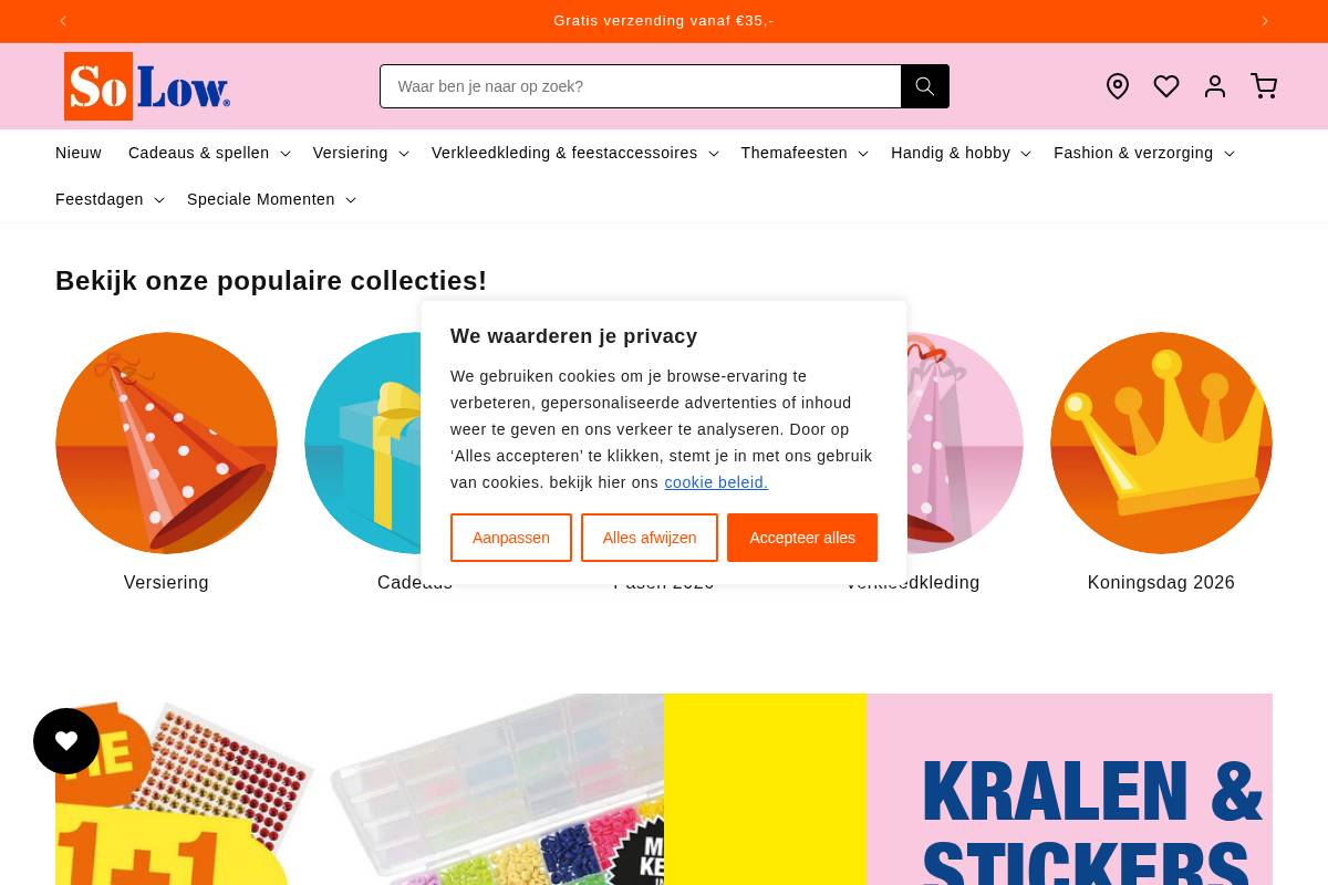 solow.nl homepage screenshot