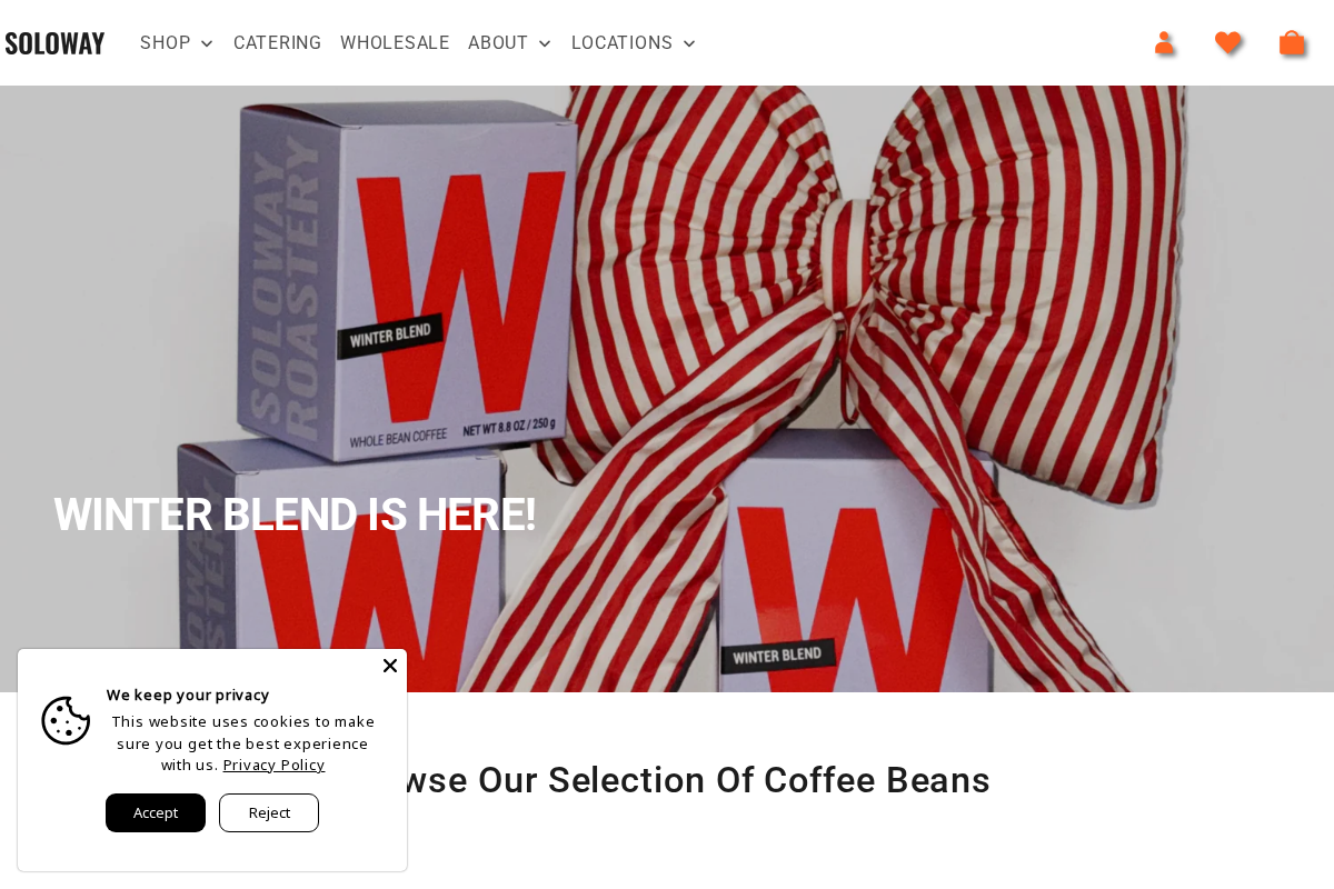 Soloway Coffee homepage screenshot