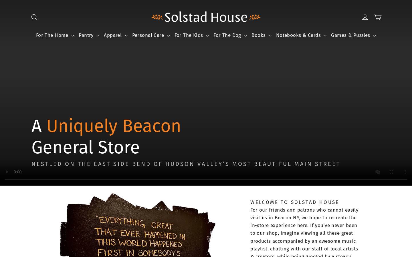 solstadhouse.com homepage screenshot