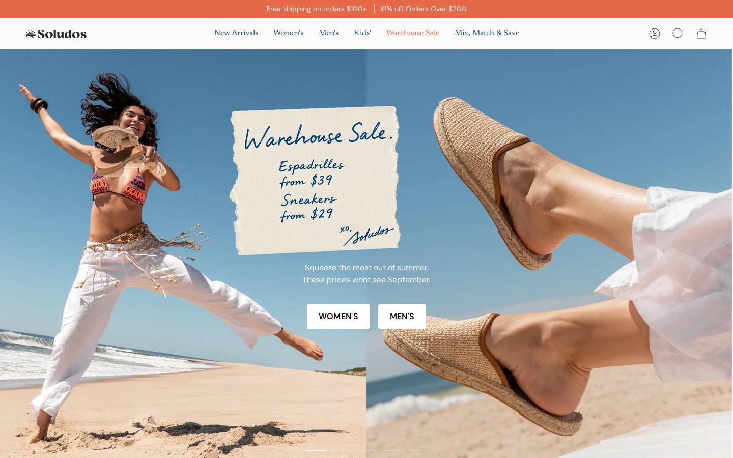 Soludos homepage screenshot