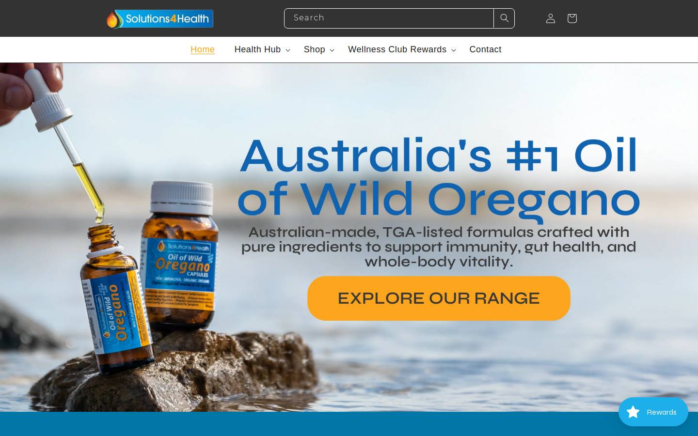 solutions4health.com.au homepage screenshot