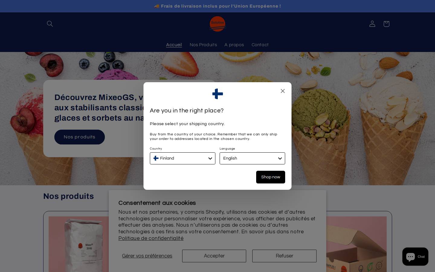 solutive.shop homepage screenshot