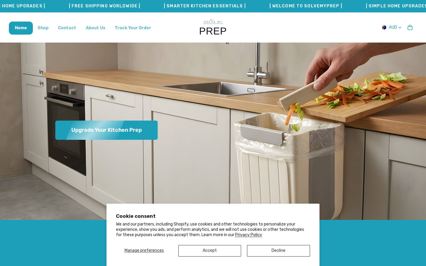solvemyprep.com homepage screenshot