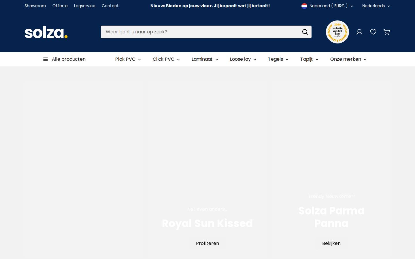 solza.at homepage screenshot