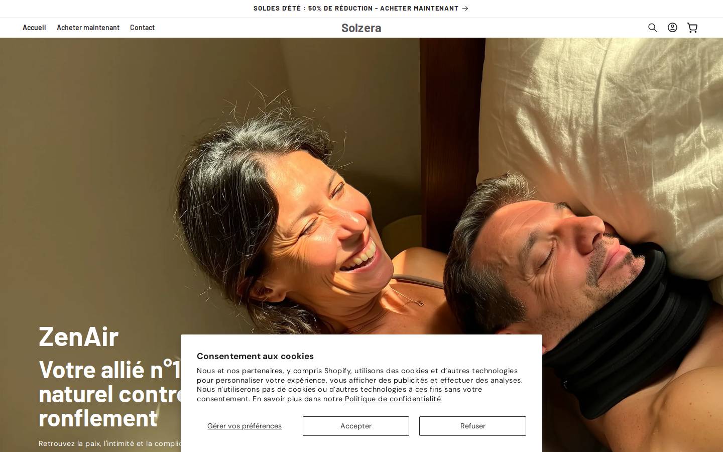 solzera.com homepage screenshot