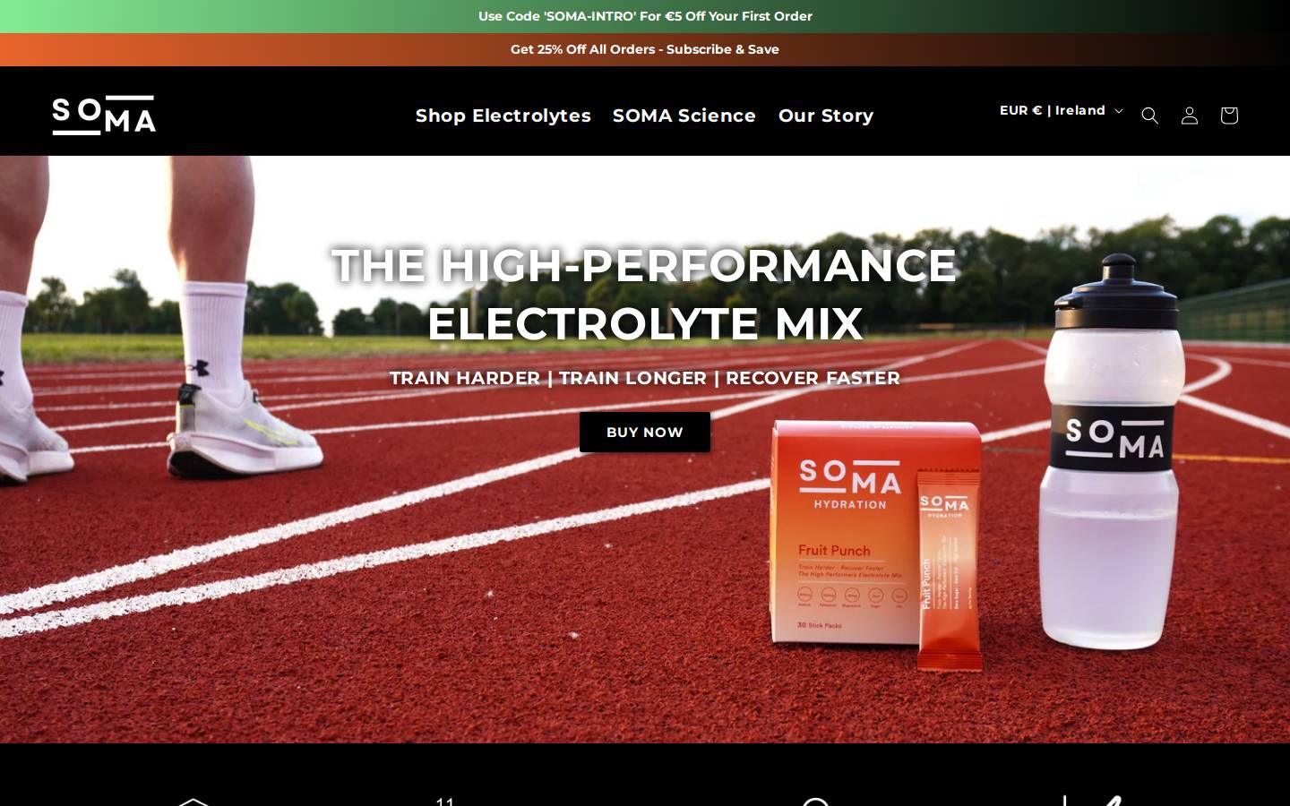 somahydration.com homepage screenshot