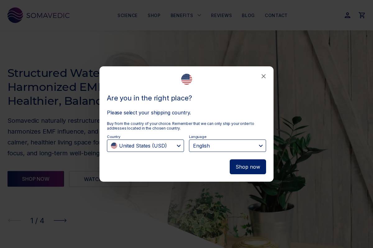 somavedic.com homepage screenshot
