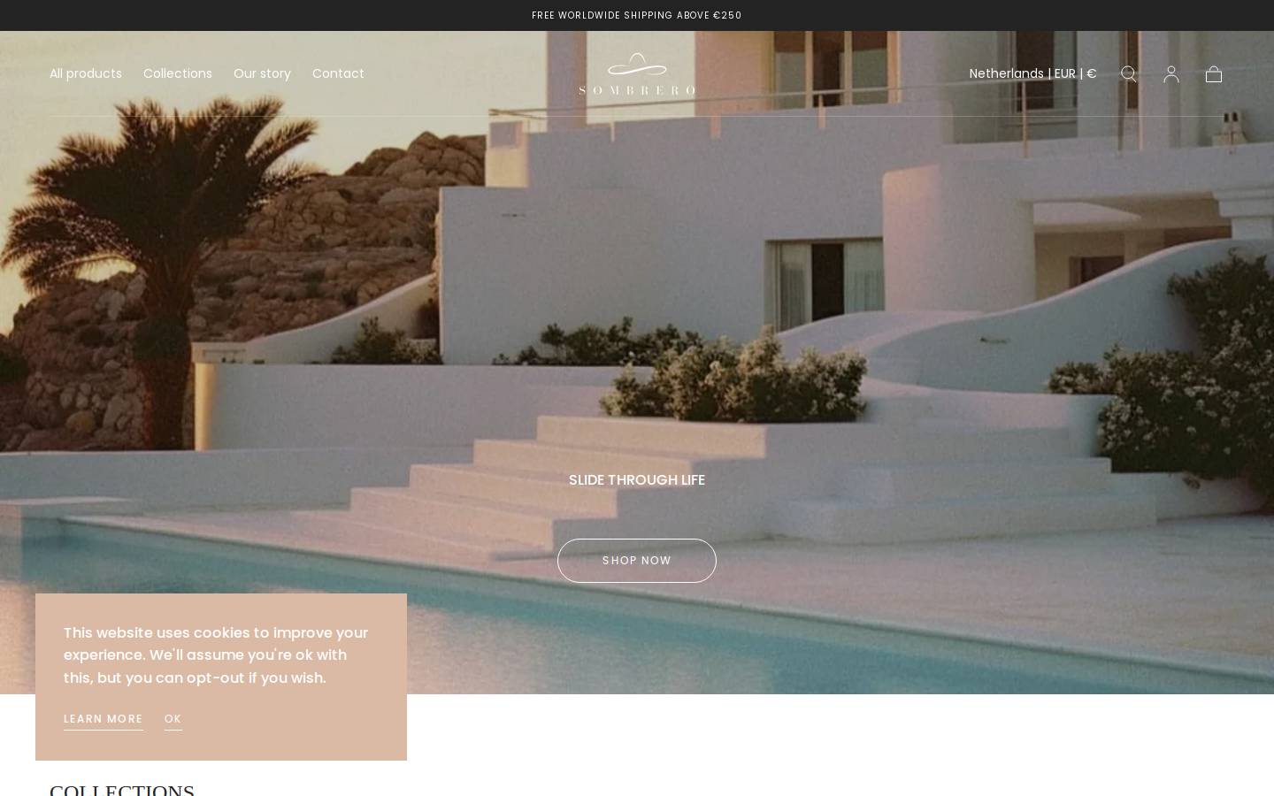 Sombrerolife homepage screenshot