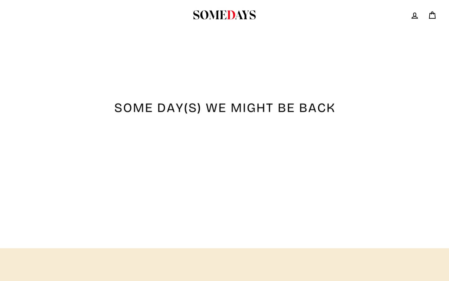 somedays.com homepage screenshot