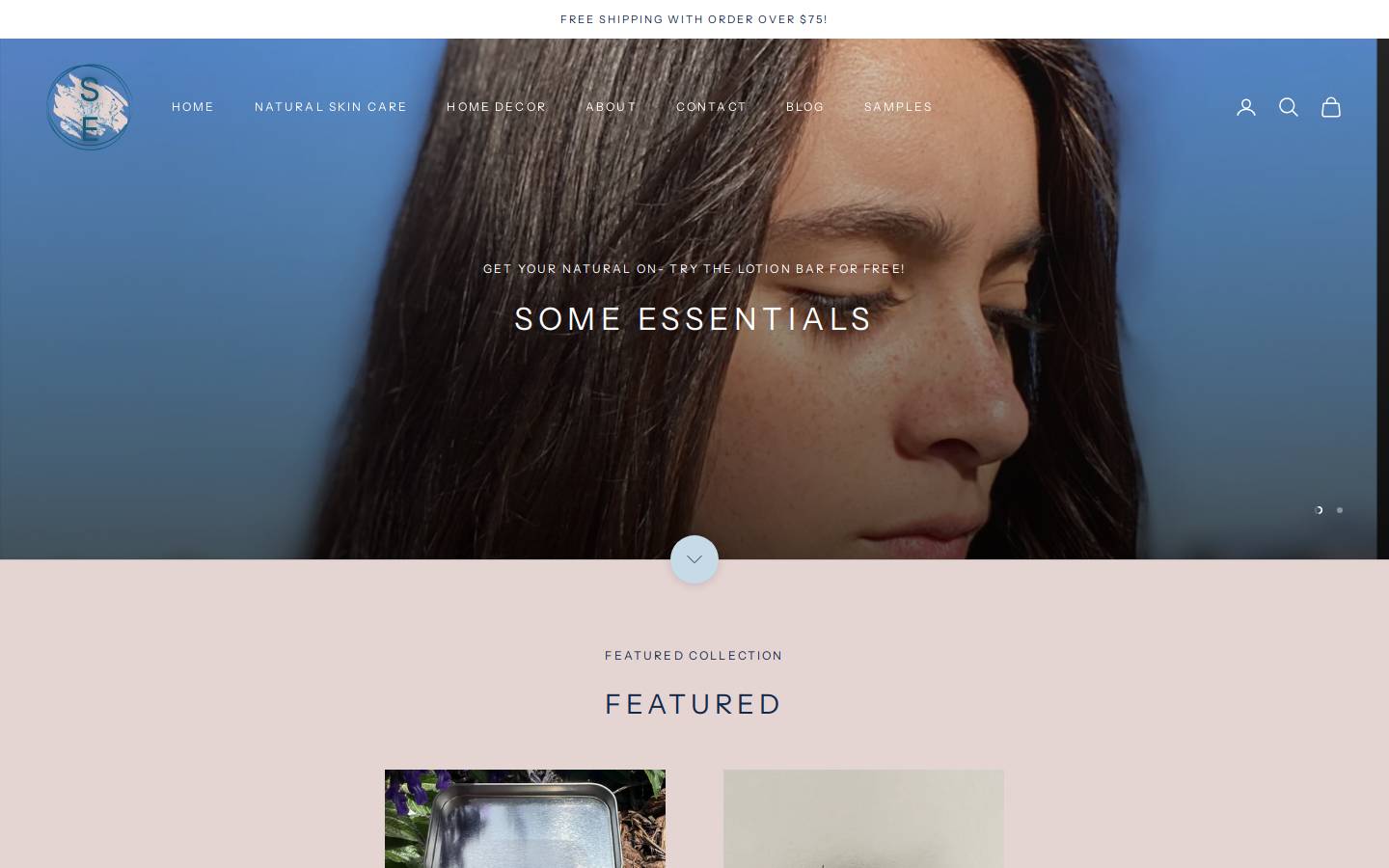 someessentials.com homepage screenshot