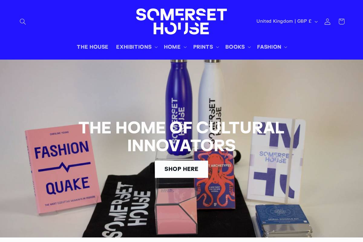 somersethouseshop.com homepage screenshot