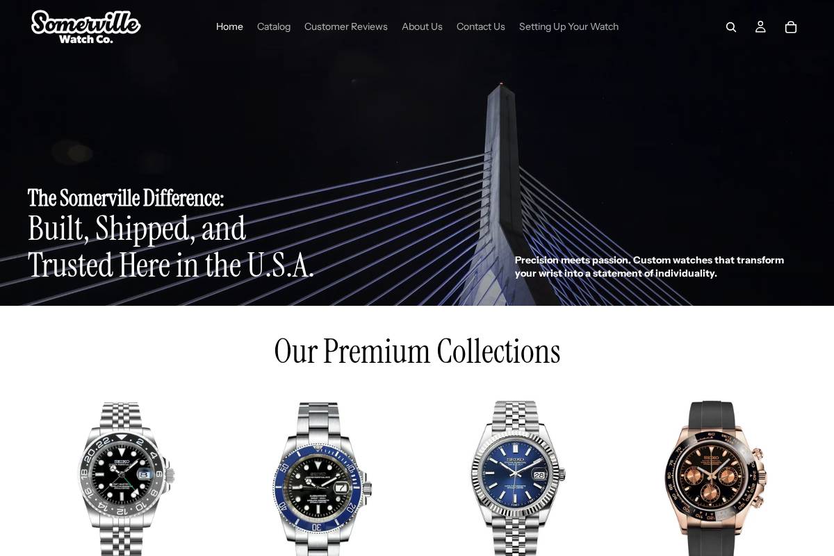 somervillewatchco.com homepage screenshot