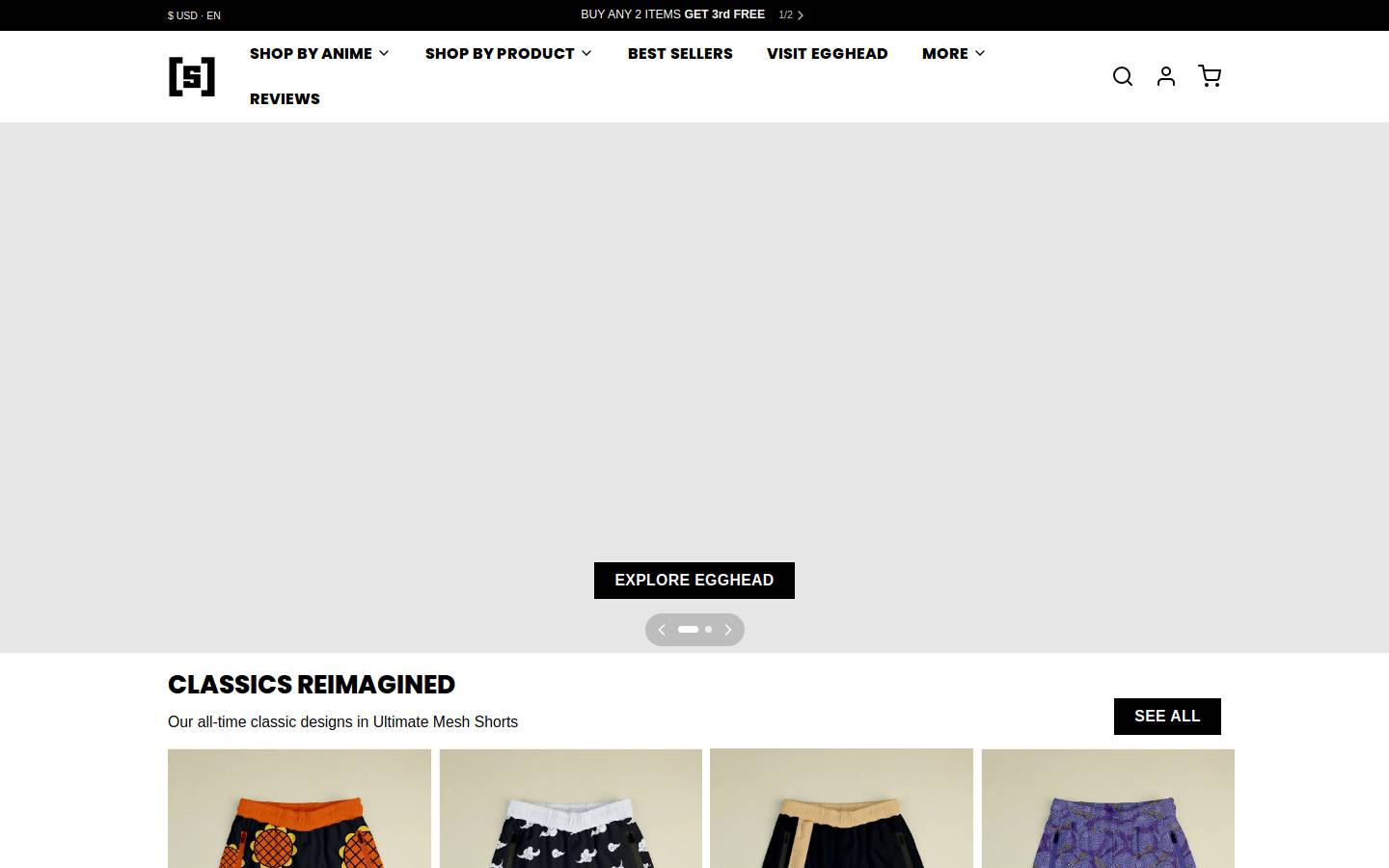 Some Slight Clothing homepage screenshot