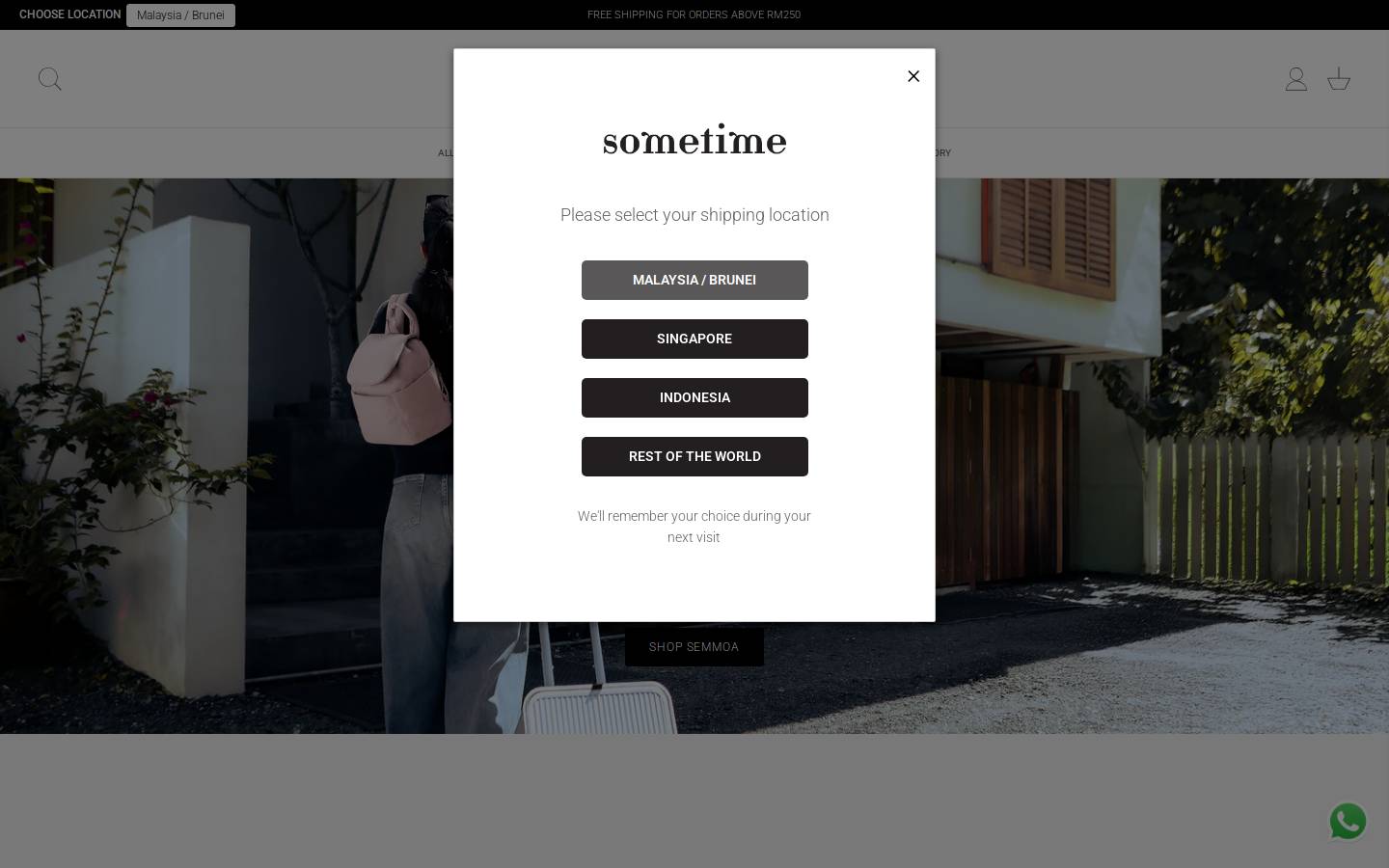 sometime.asia homepage screenshot