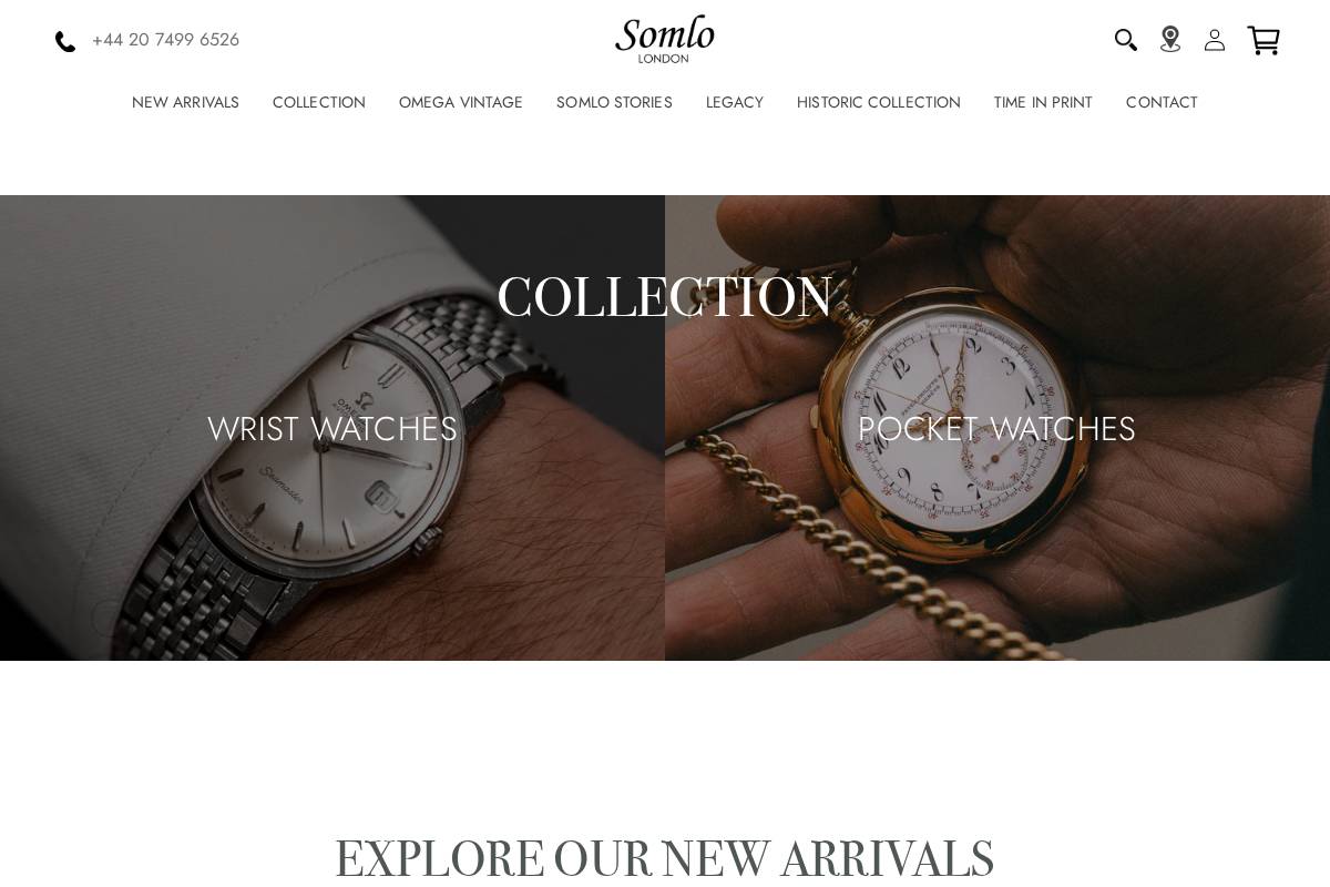 SOMLO ANTIQUES LIMITED homepage screenshot