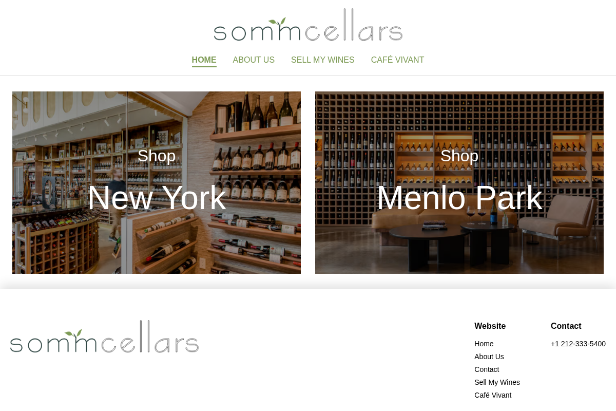 sommcellarswine.com homepage screenshot