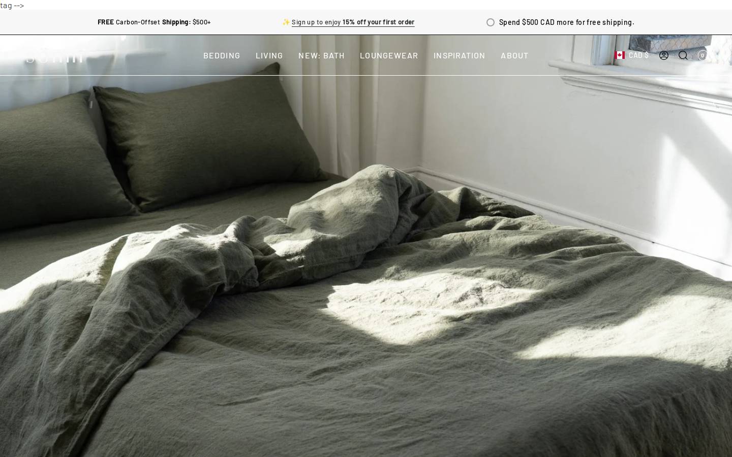 Somn Home homepage screenshot