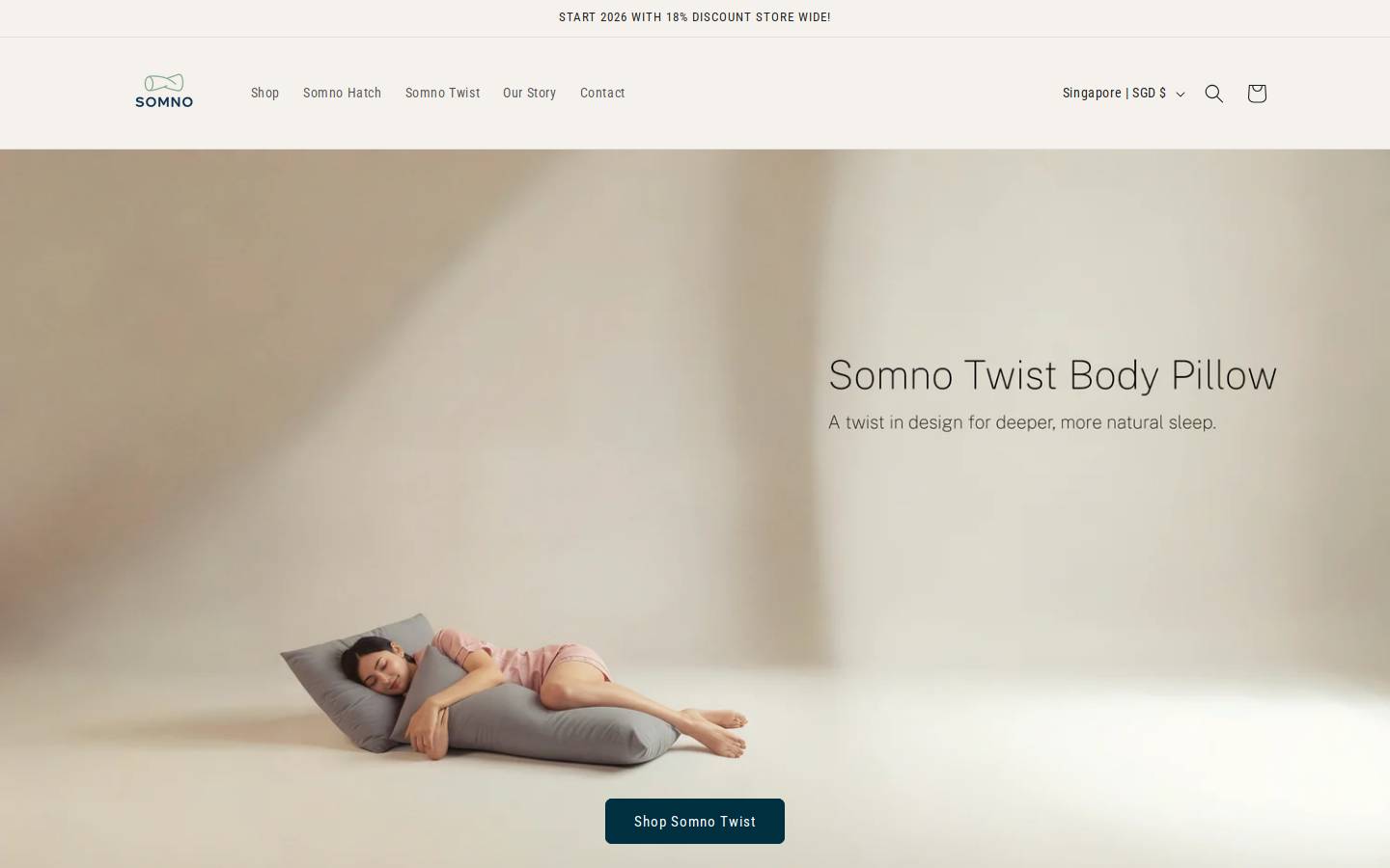 somno.online homepage screenshot