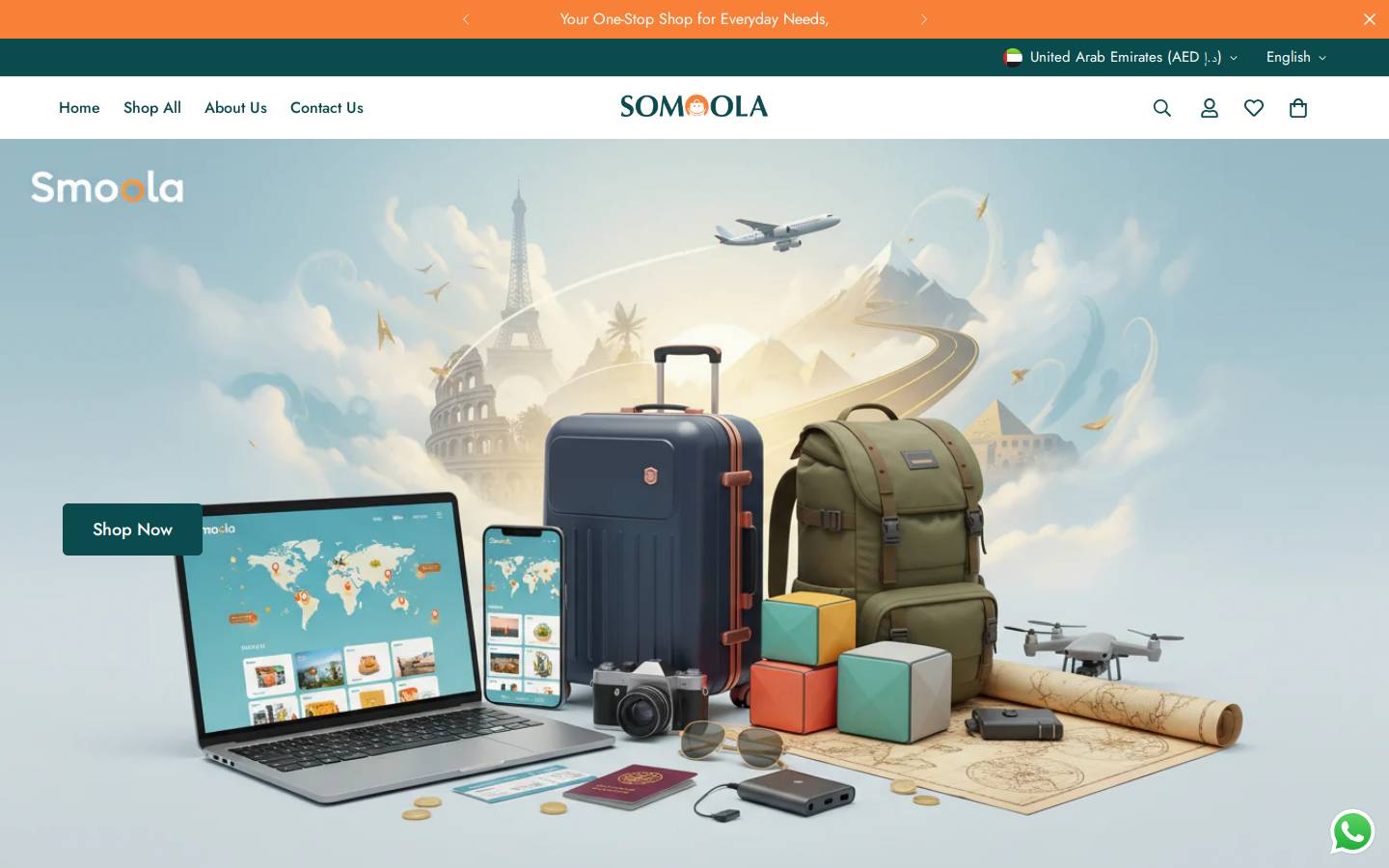 somoola.com homepage screenshot