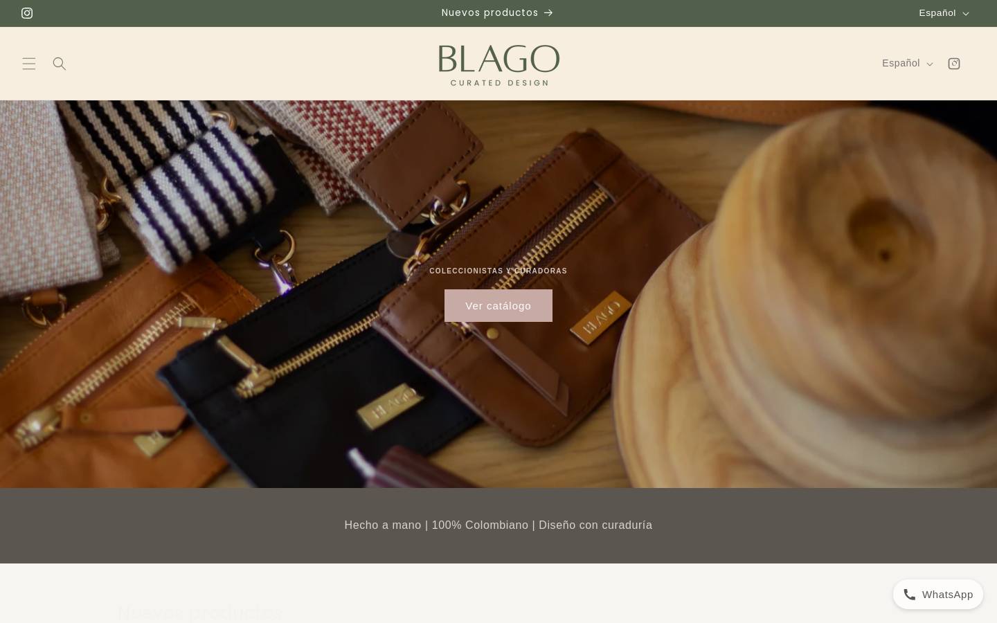 somosblago.com homepage screenshot