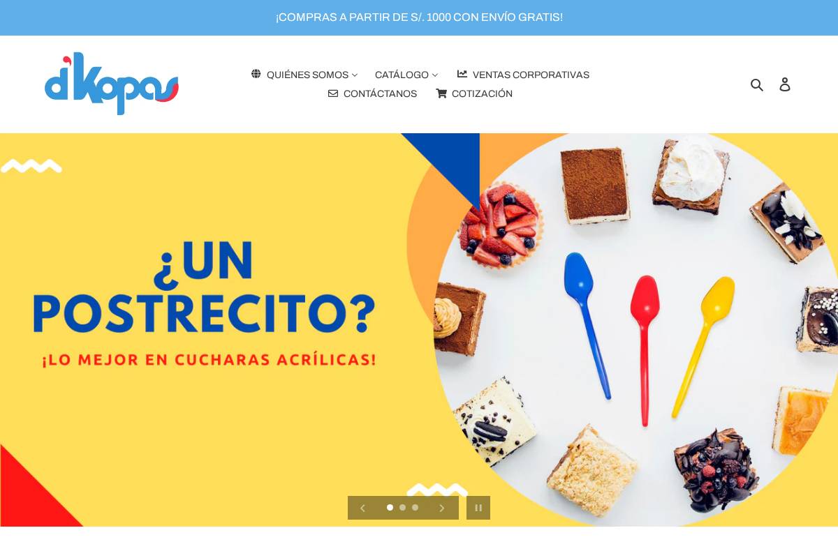 somosdkopas.com homepage screenshot
