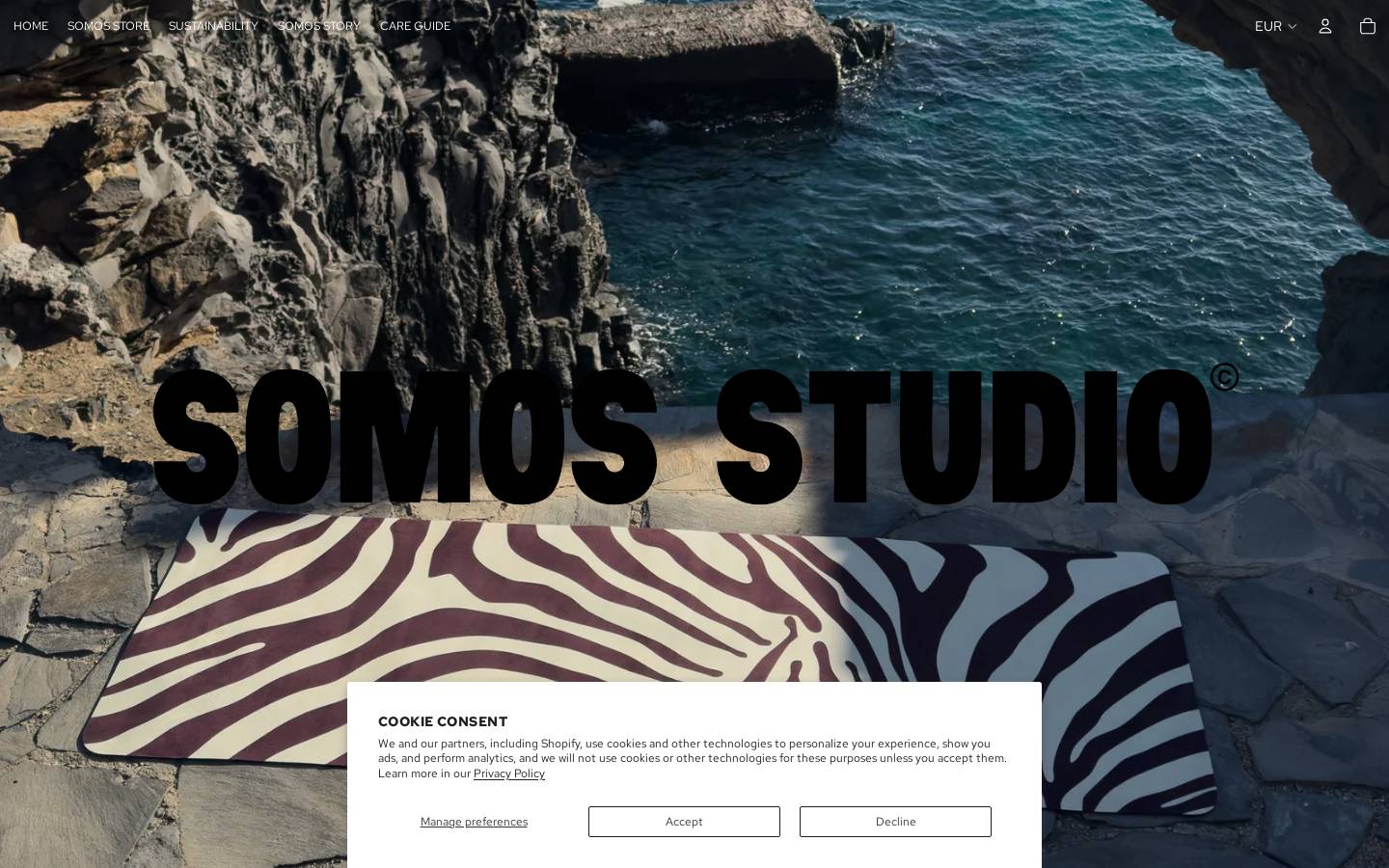 somosstudio.store homepage screenshot
