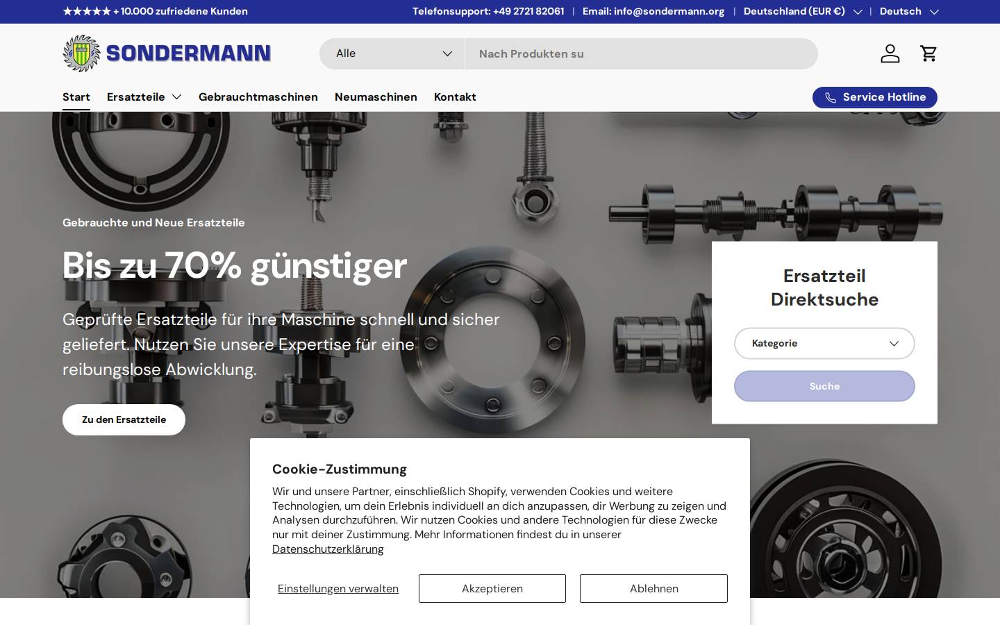 sondermann.org homepage screenshot